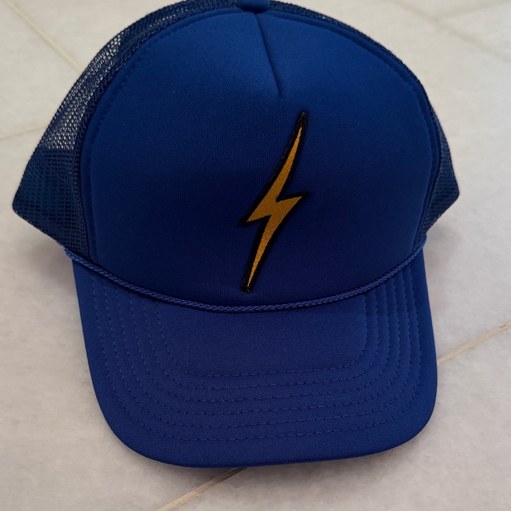 Aviator Nation women’s Blue Cap with Lightning Bolt